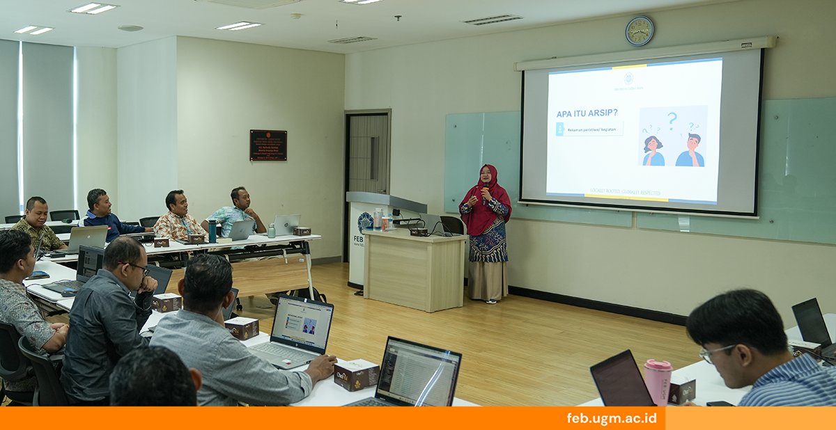 Faculty of Economics and Business Universitas Gadjah Mada Holds Archival Management Training