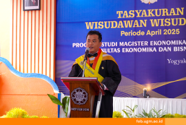 Kisah Inspiratif Cahya Danu Rahman, Wisudawan Terbaik MEP FEB UGM