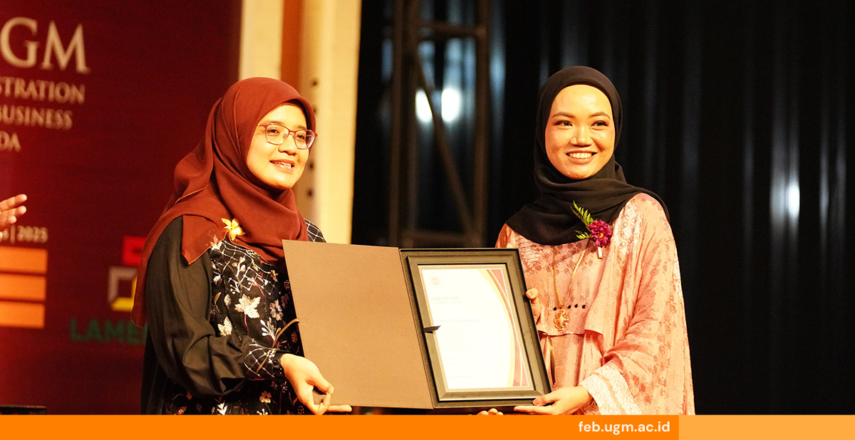 Sosok Oryza, Kuliah Double Degree Jadi Lulusan Terbaik MBA UGM dengan IPK 4