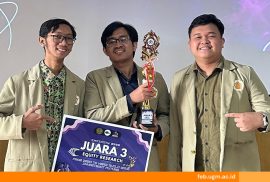 Tim CAE Capital FEB UGM meraih penghargaan Juara 3 Equity Research di kompetisi INFINITY 2025 Universitas Muhammadiyah Yogyakarta.