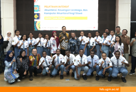 Siswa SMKN 1 Teluk Bintuni mengikuti pelatihan intensif akuntansi di FEB UGM sebagai wujud dukungan pendidikan berkelanjutan di Papua.