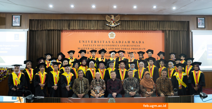 Wisuda Pascasarjana FEB UGM Periode ! TA 2025:2026