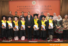 Wisuda Pascasarjana FEB UGM