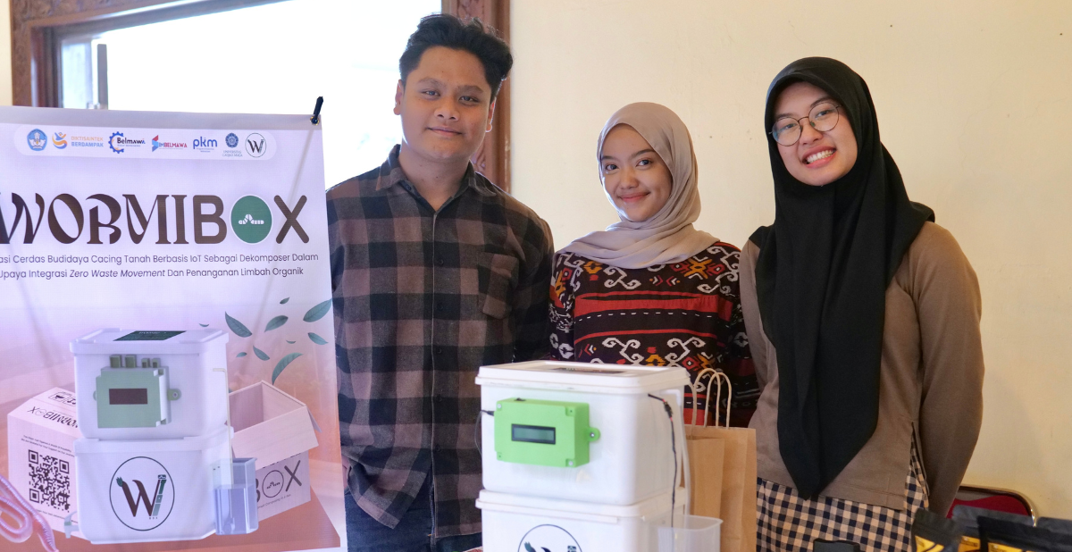 WormiBox, Dekomposer Sampah Organik Berbasis IoT Karya Mahasiswa FEB UGM