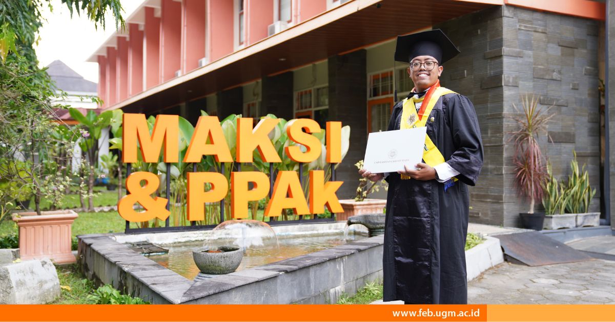 Perjuangan Buono Aji Santoso, Wisudawan Terbaik Program Pascasarjana FEB UGM Raih IPK 4