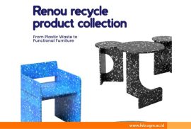 UGM FEB Students Turn Plastic Waste into Furniture Through Their Startup, Renou