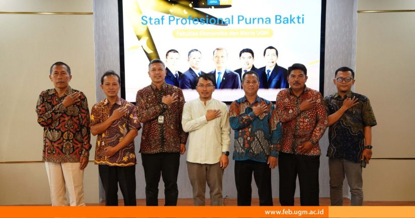 FEB UGM Melepas 5 Staf Profesional Purnabakti