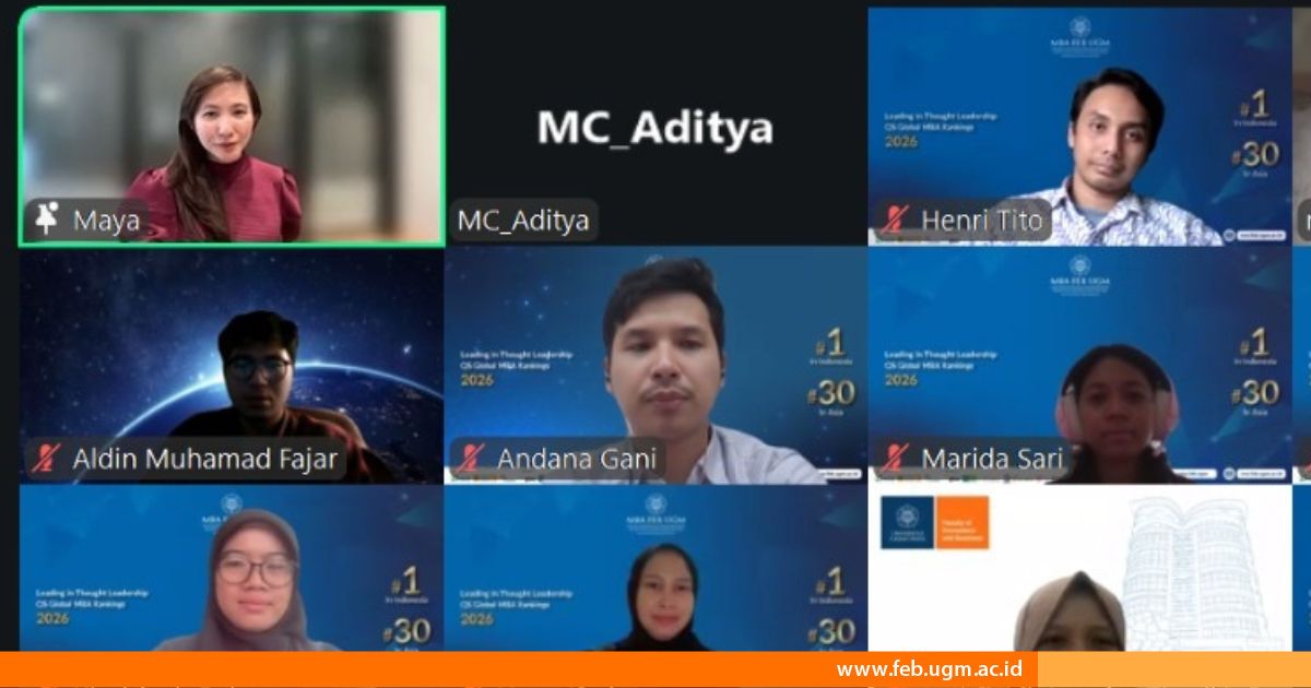 Bekali Mahasiswa Hadapi Rekrutmen, FEB UGM Gelar Workshop CV Writing dan Interview Hacks
