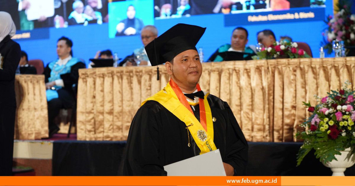 Kisah Rifathi Syadzli, Auditor BPKP yang Tuntaskan Magister Akuntansi FEB UGM dengan IPK 3,97
