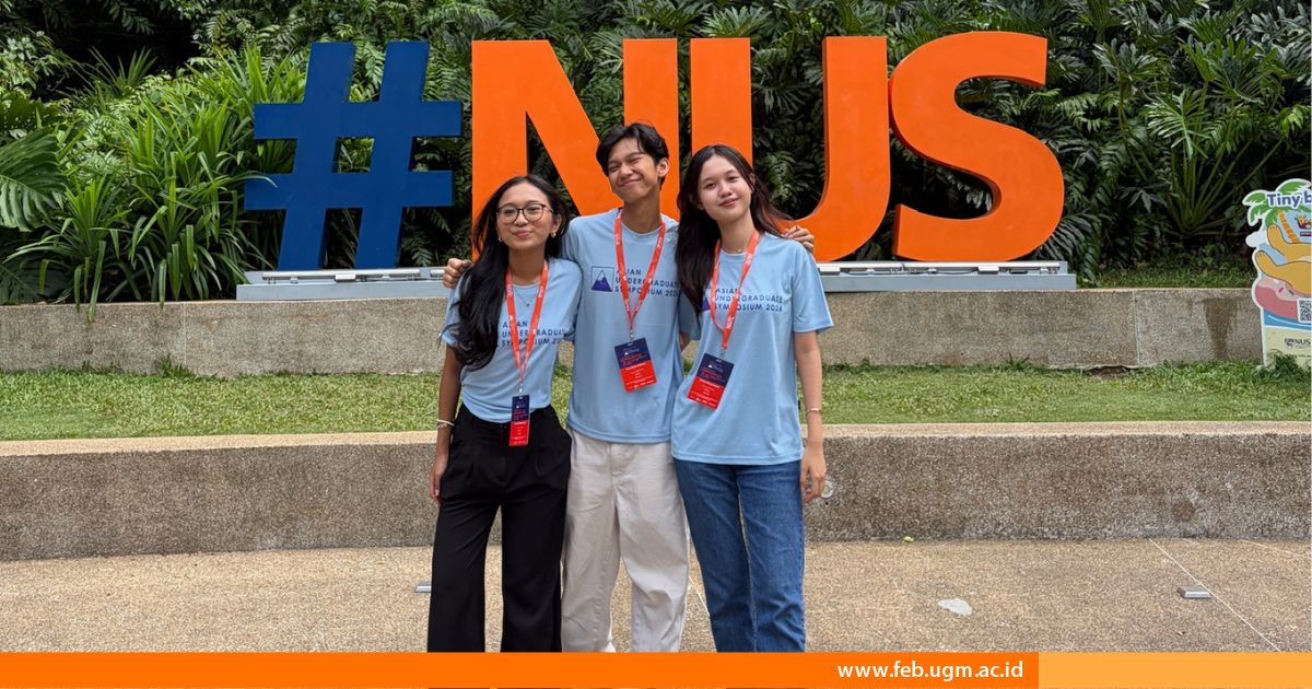 Mahasiswa FEB UGM Ikuti Asian Undergraduate Symposium 2026 di Singapura