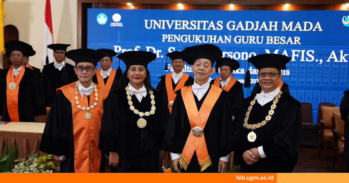 Prof. Sony Warsono - Guru Besar FEB UGM