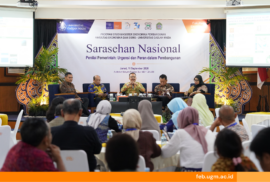 Sarasehan Nasional Penilai Pemerintah di MEP FEB UGM.