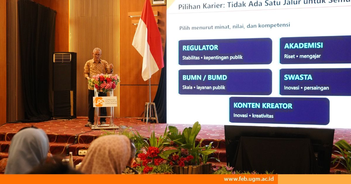 Anggito Abimanyu Dorong Mahasiswa untuk Tingkatkan Kompetensi